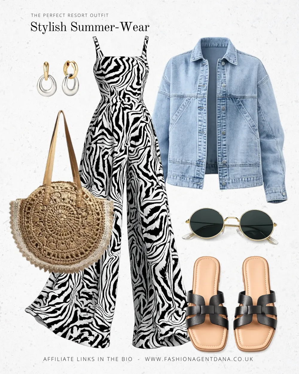 Summer Vibes outfit collage