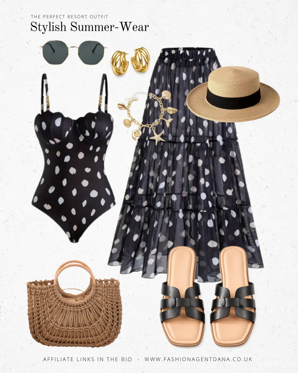 Summer Vibes outfit collage