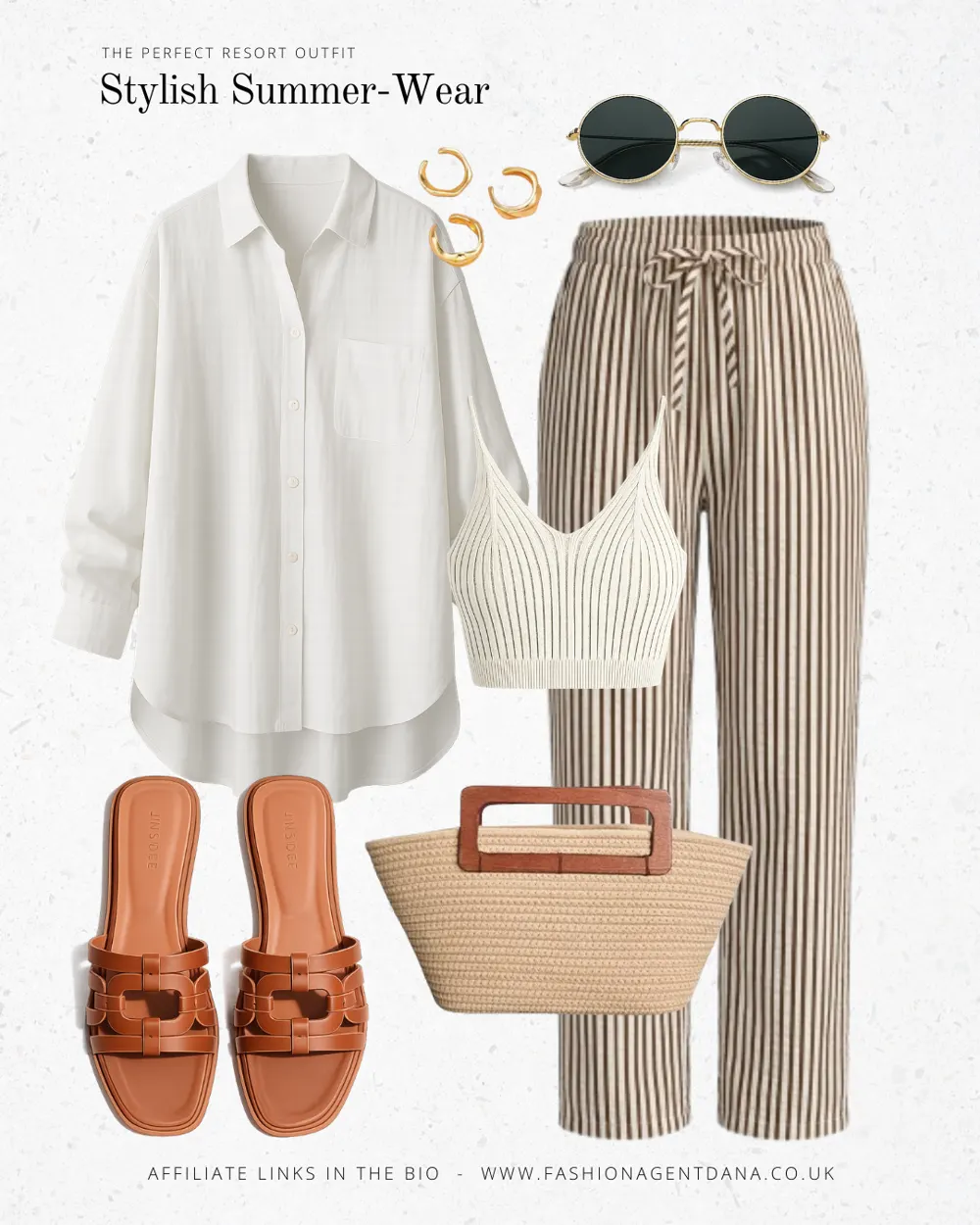 Summer Vibes outfit collage