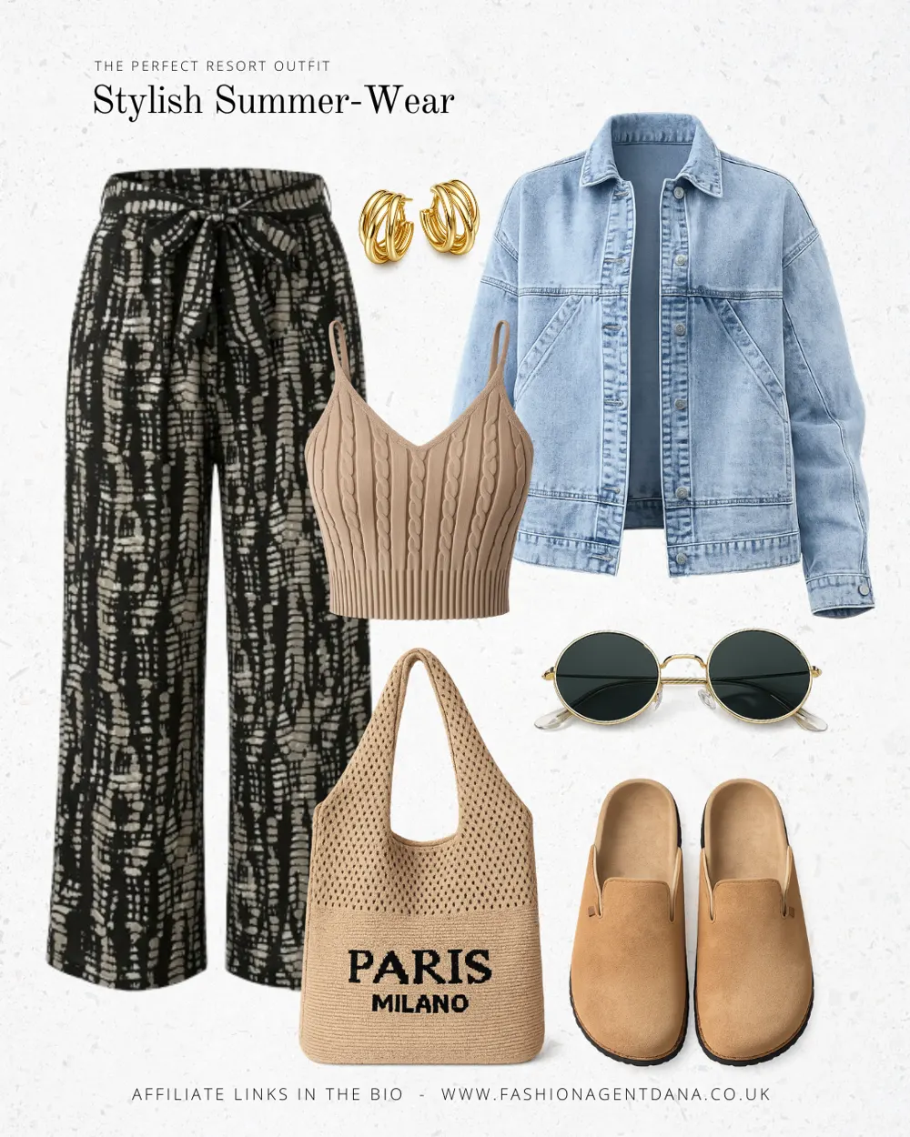 Summer Vibes outfit collage