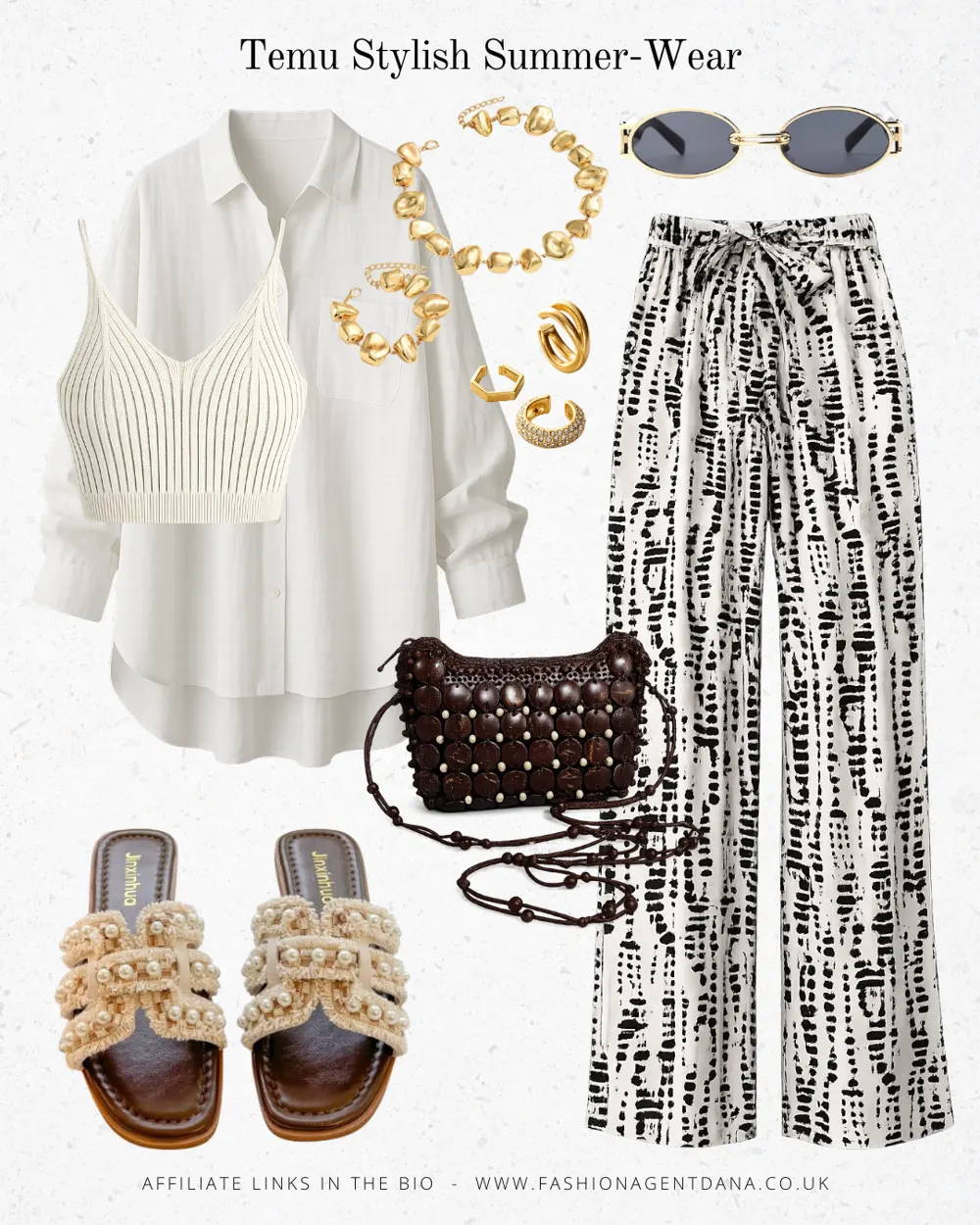 Summer Vibes outfit collage