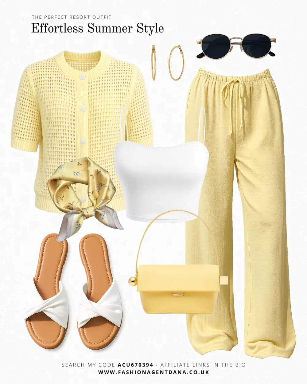 Effortless summer style outfit collage