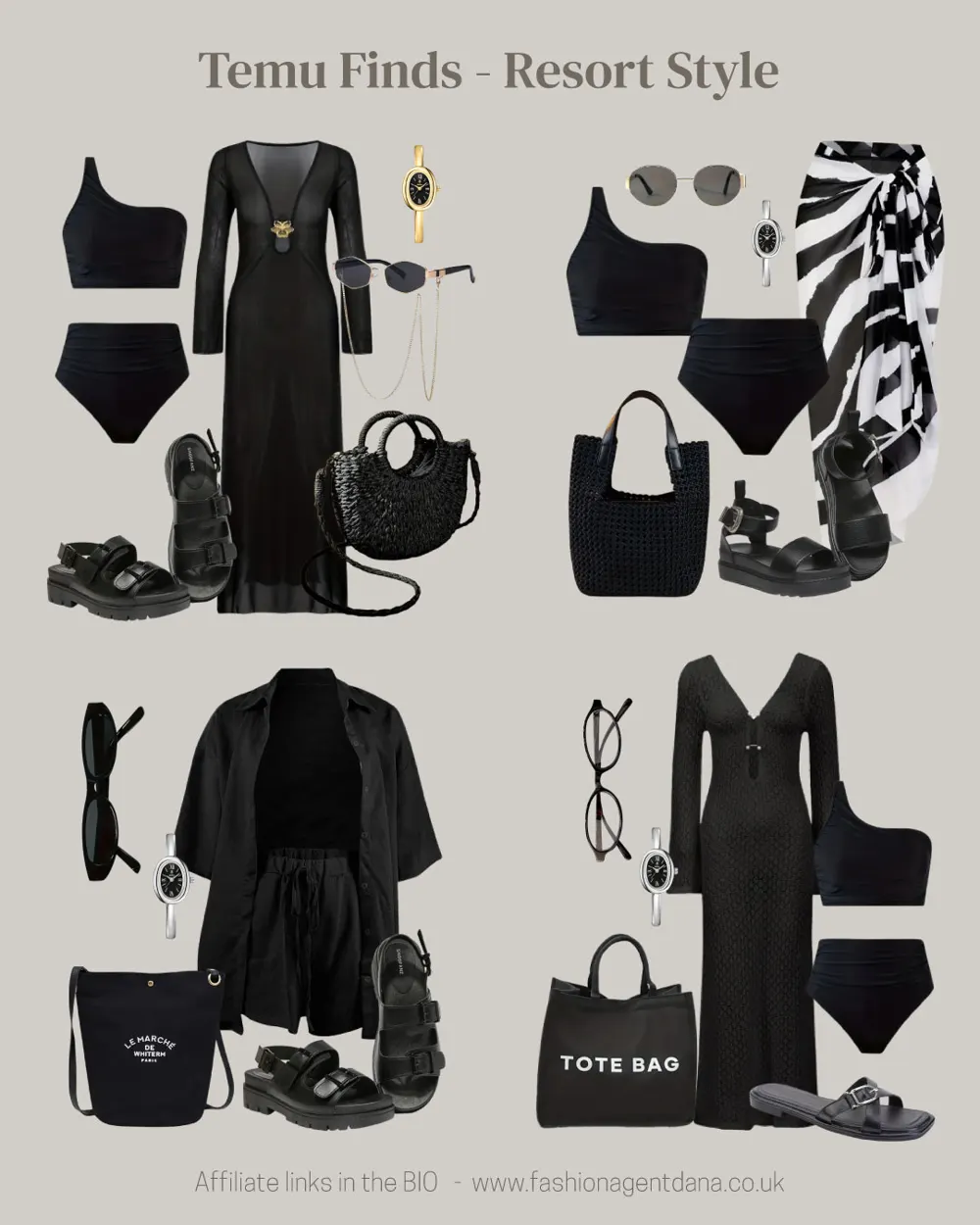 Resort Style - Spring/Summer 2025 Trends outfit collage