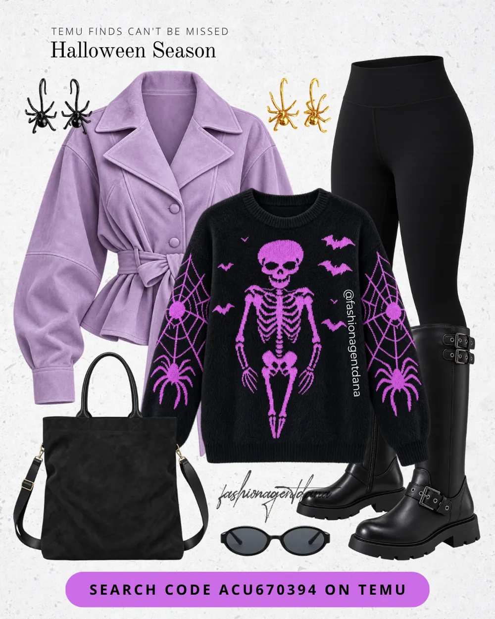 Halloween Season outfit collage