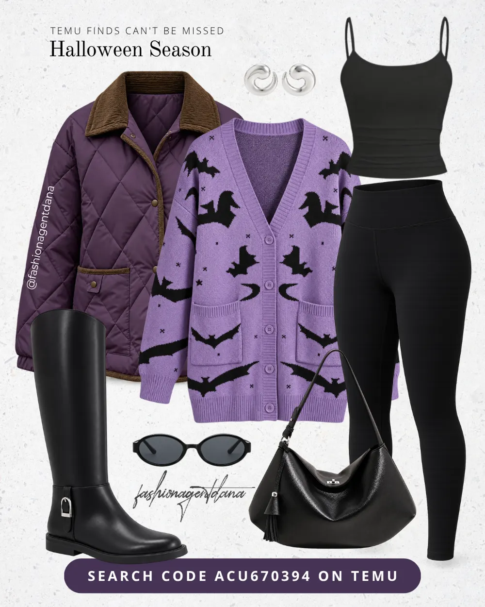 Halloween Season outfit collage