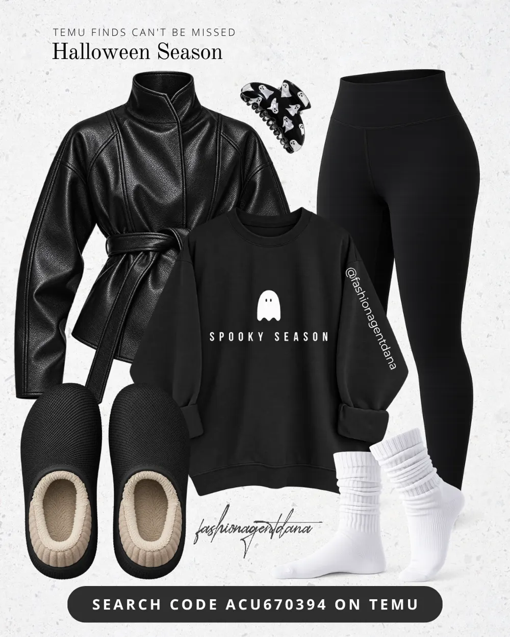 Halloween Season outfit collage
