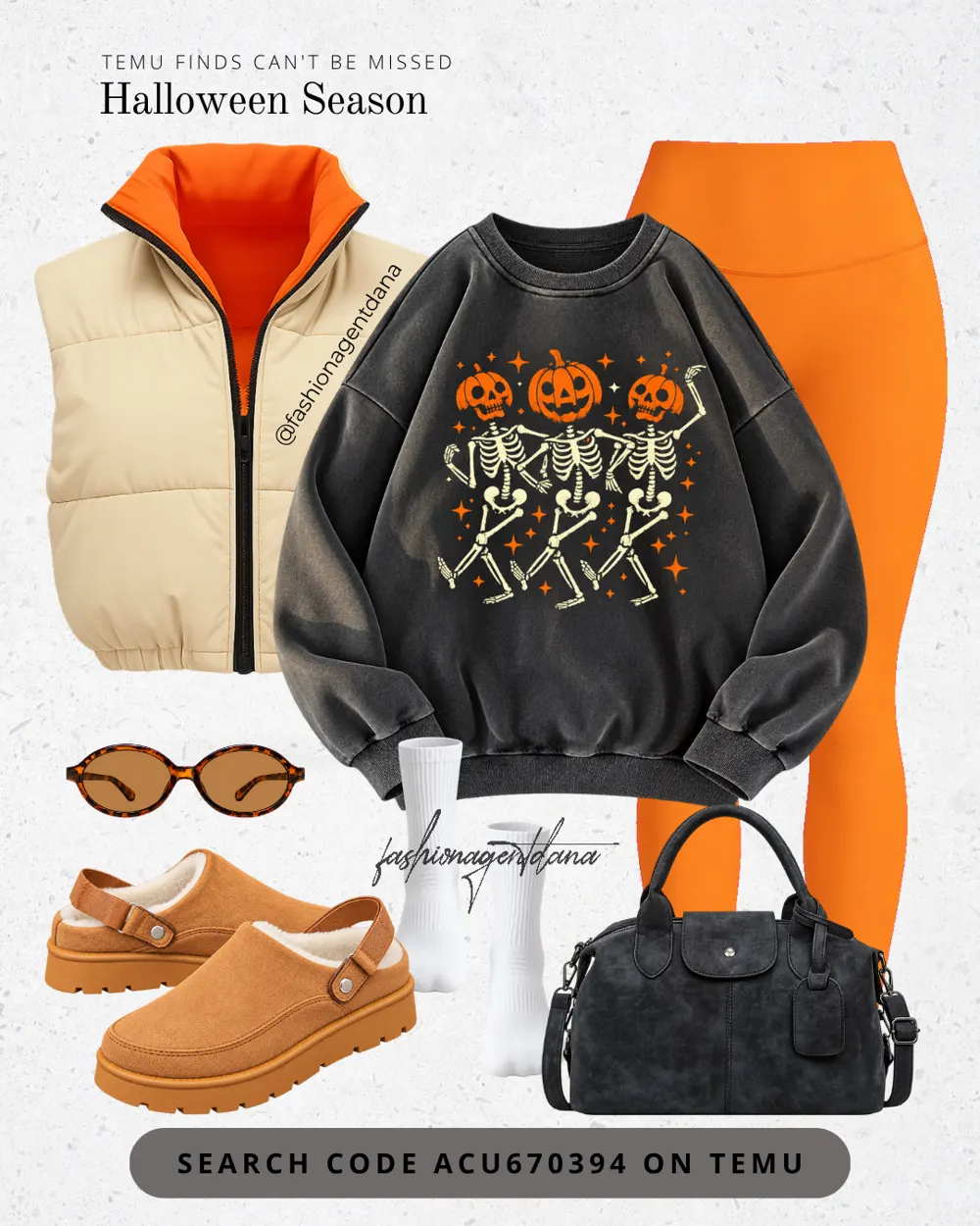 Halloween Season outfit collage