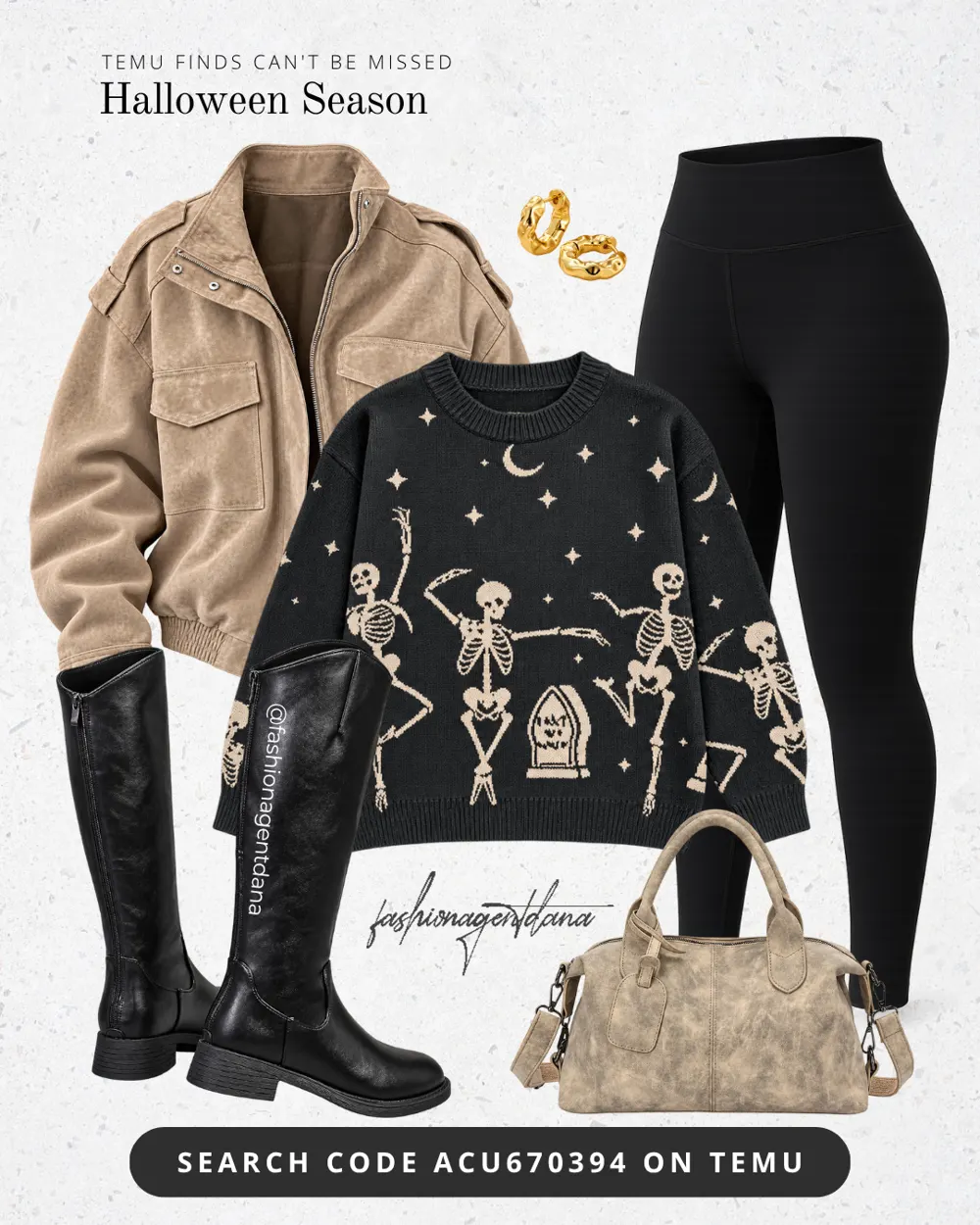 Halloween Season outfit collage