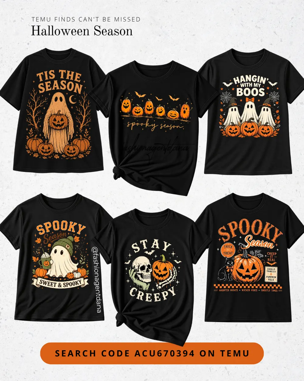 Halloween Season outfit collage