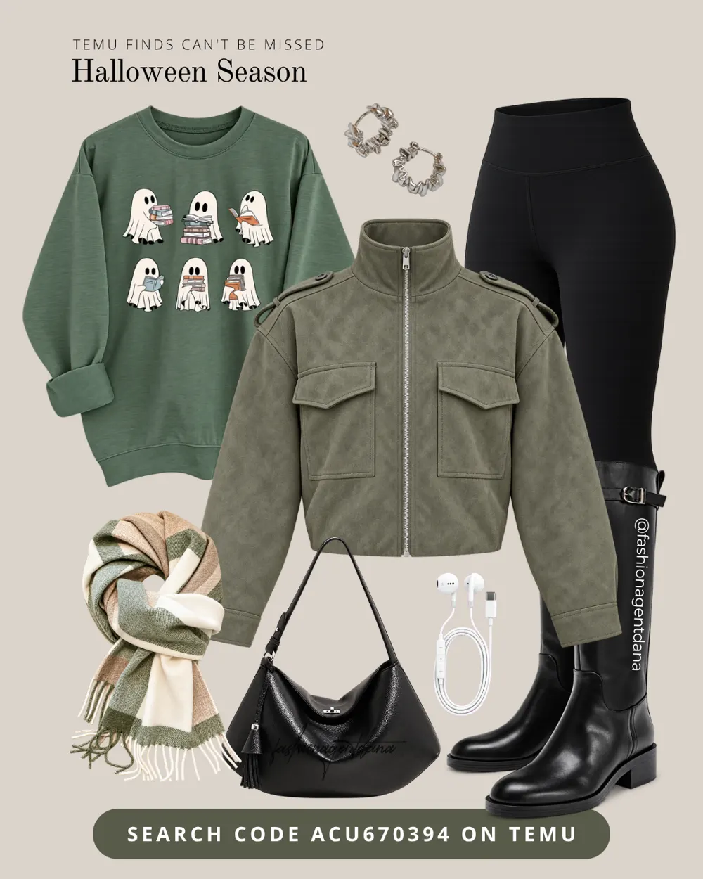 Halloween Season outfit collage