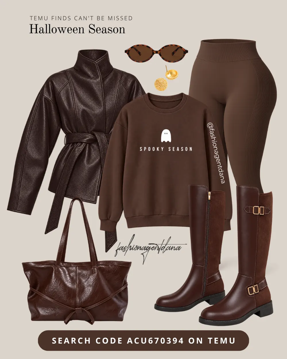 Halloween Season outfit collage