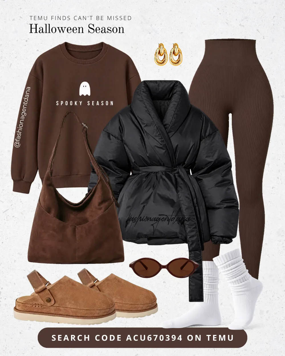 Halloween Season outfit collage