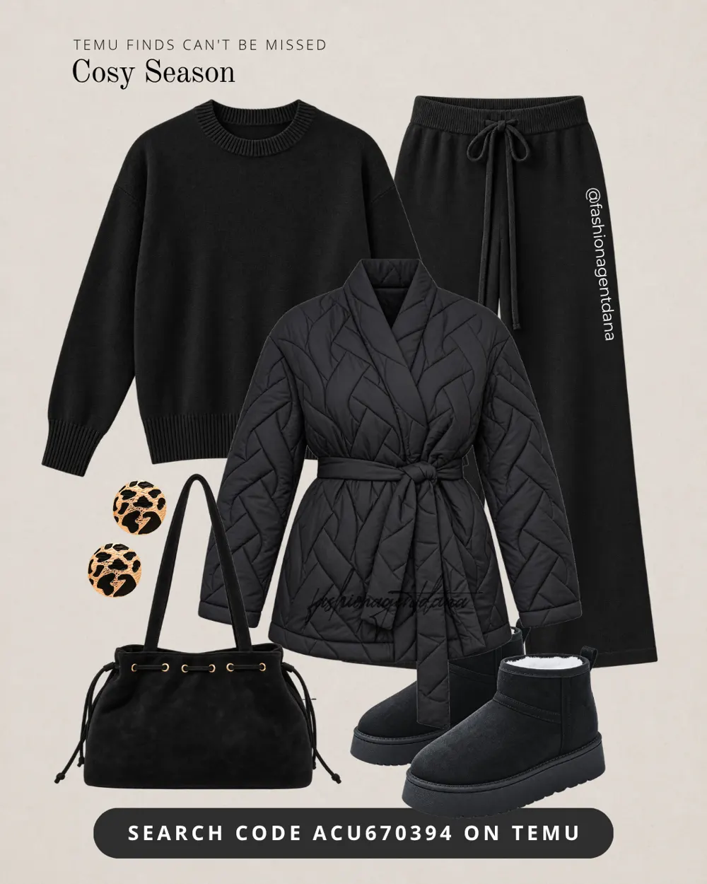 Cosy Season outfit collage