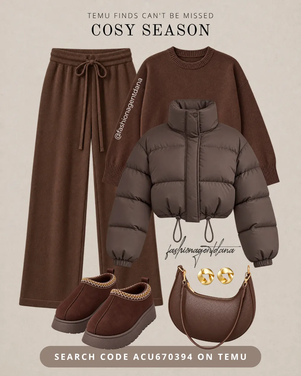Cosy Season outfit collage