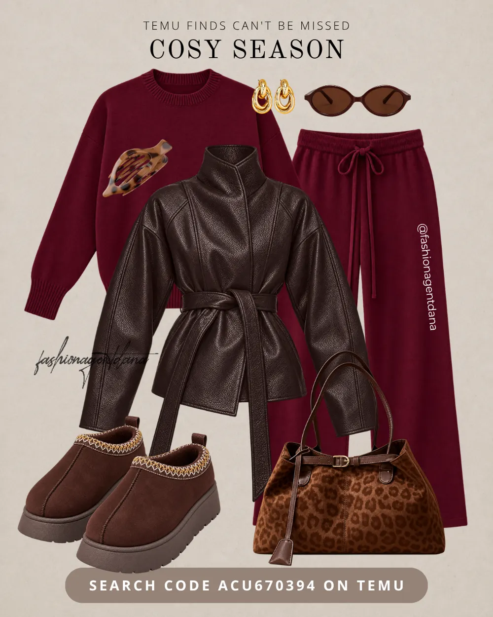 Cosy Season outfit collage