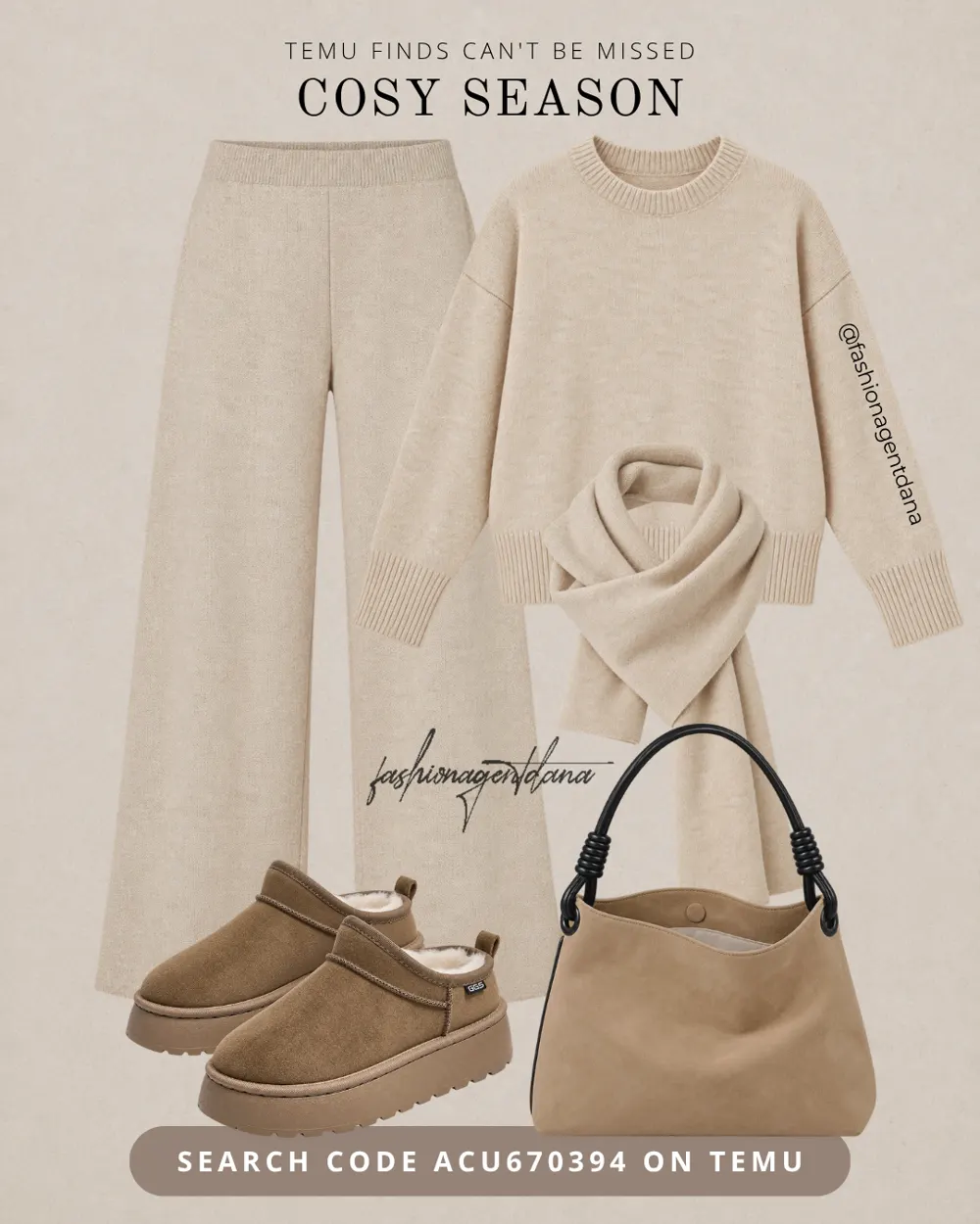 Cosy Season outfit collage