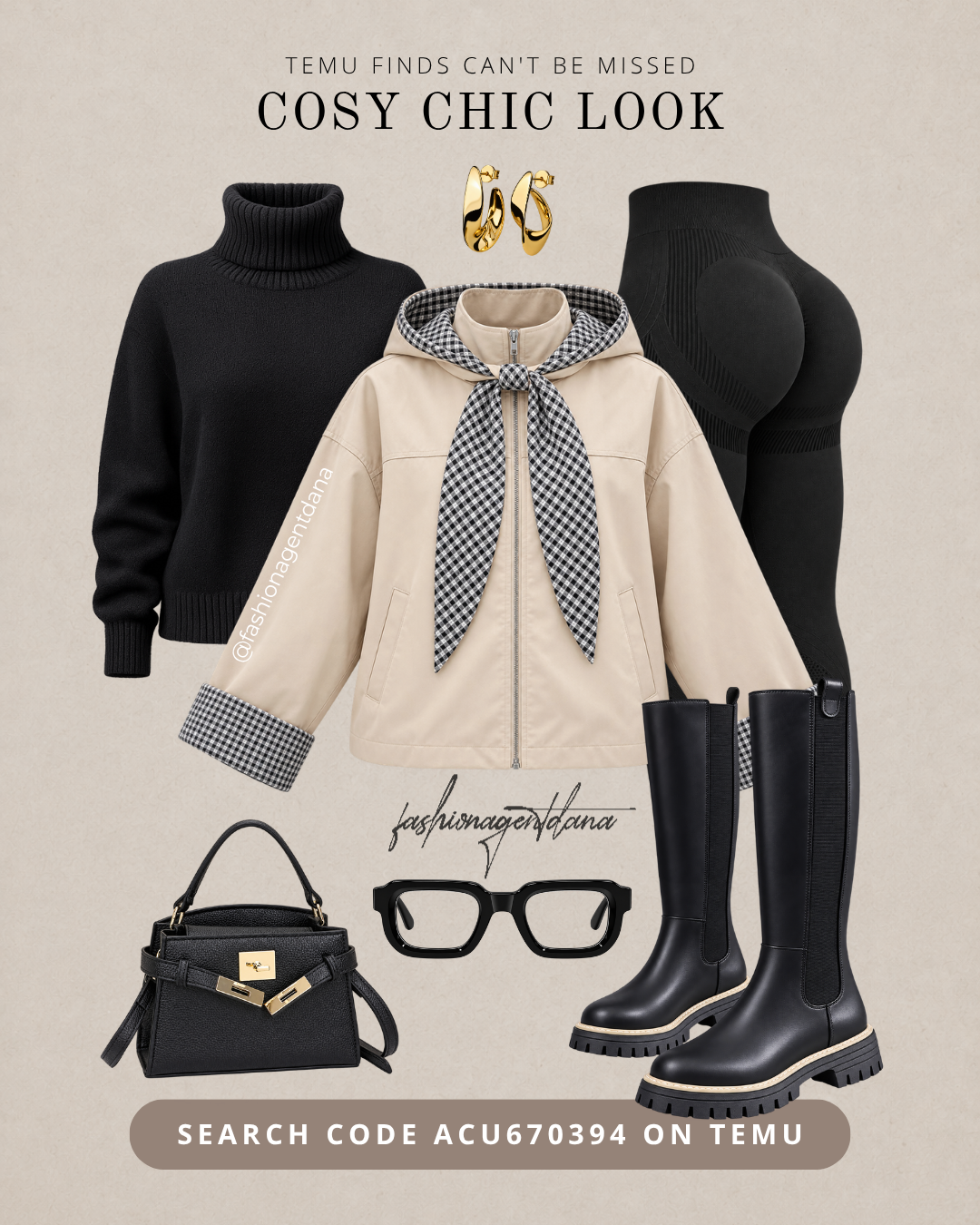 Cosy Season outfit collage, edit 907