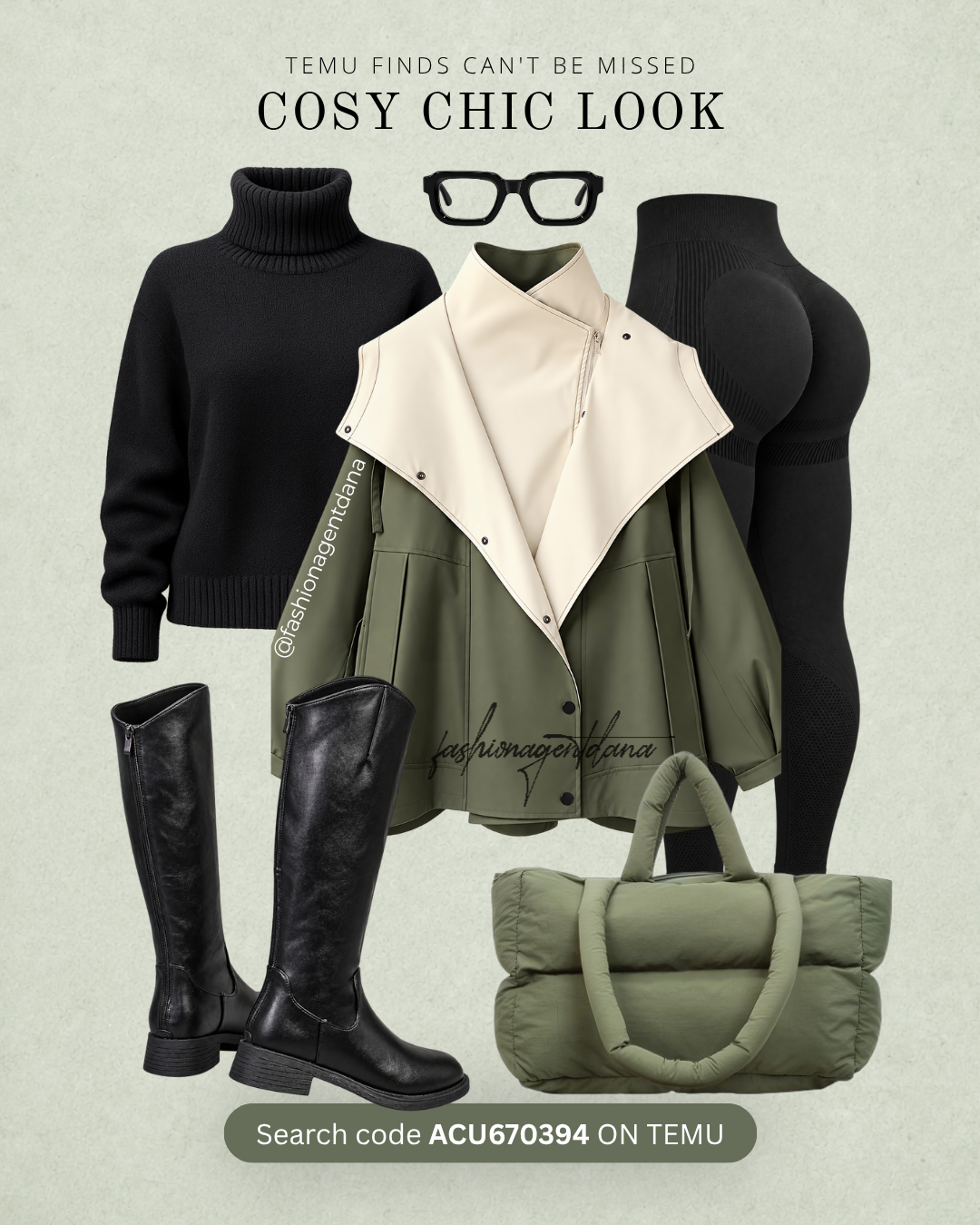 Cosy Season outfit collage, edit 910