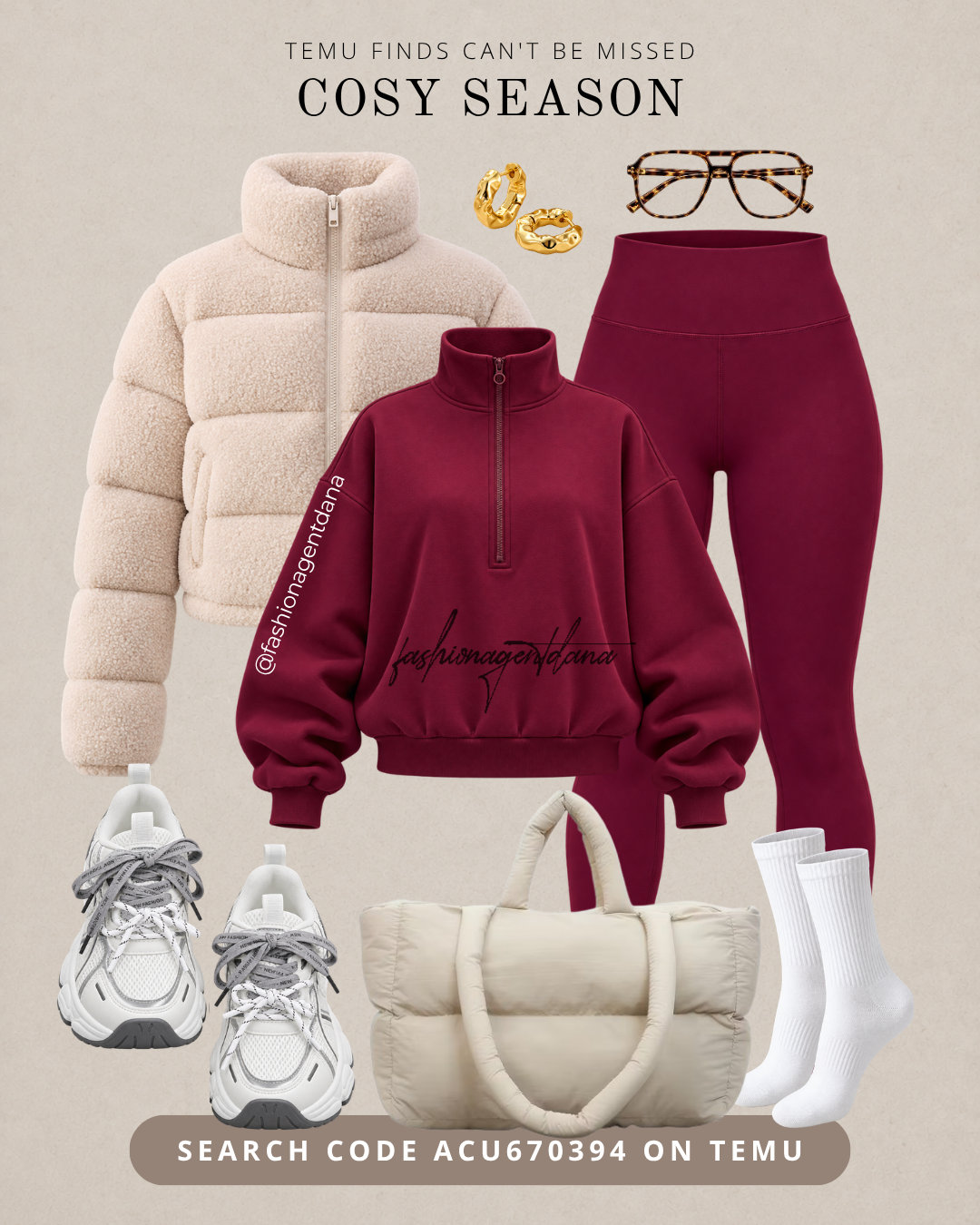 Cosy Season outfit collage, edit 913